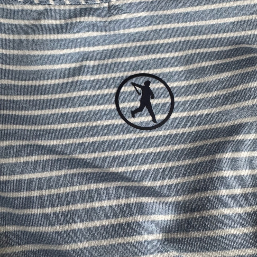 Live Forever Golf Striped Polo View 4